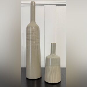 Magnolia Home Set of Two Ceramic Vases